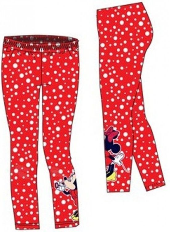 Sun City - Dívčí legíny Minnie Mouse - Disney - červené - vel. 116 - 122 - obrázek 2