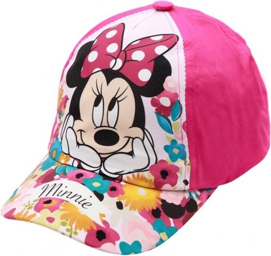 Setino - Dívčí kšiltovka Minnie Mouse (Disney) - tm. růžová - vel. 54 - obrázek 1