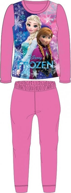 E plus M - Dívčí / dětské pyžamo Ledové království Frozen - sv. růžové Anna a Elsa - vel. 128 - obrázek 1