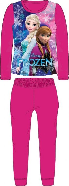 E plus M - Dívčí / dětské pyžamo Ledové království Frozen - tm. růžové Anna a Elsa - vel. 98 - obrázek 1