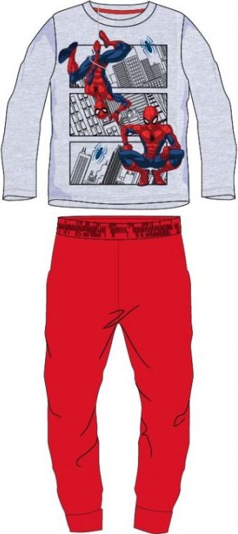 E plus M - Chlapecké / dětské pyžamo Spiderman MARVEL - šedé - vel. 104 - obrázek 1