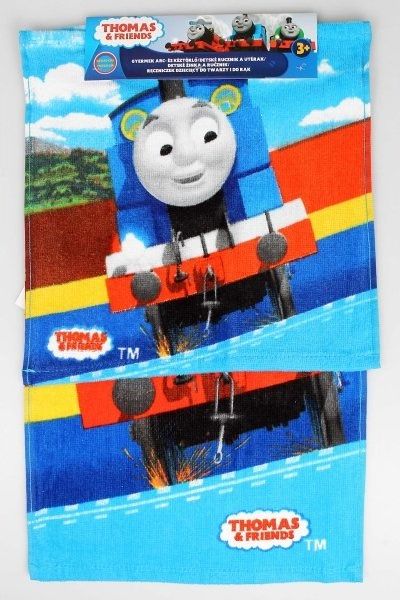 Setino - Set bavlněných ručníků na obličej a na ruce Mašinka Tomáš, 30x50 cm + 30x30 cm - obrázek 2