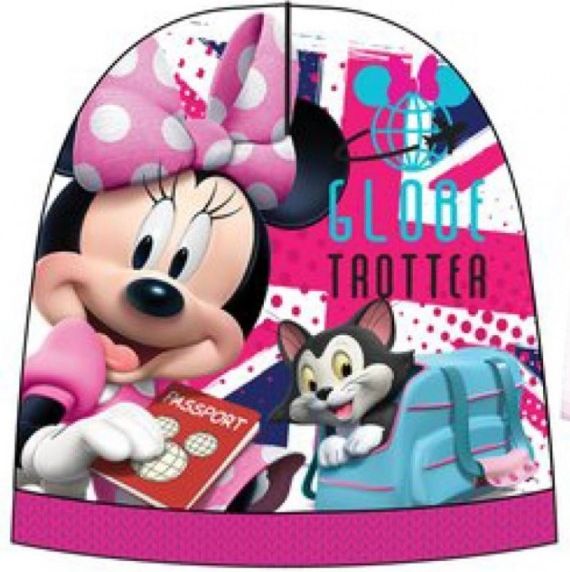 Sun City - Dívčí čepice Minnie Mouse - růžová - vel. 52 - obrázek 1