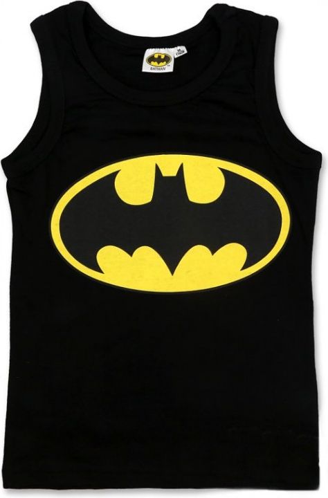 Setino - Chlapecký bavlněný nátělník  Batman - černý - vel. 140 - obrázek 1