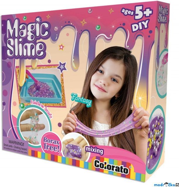 Výtvarná sada box - Magický sliz + duhové kuličky - obrázek 1