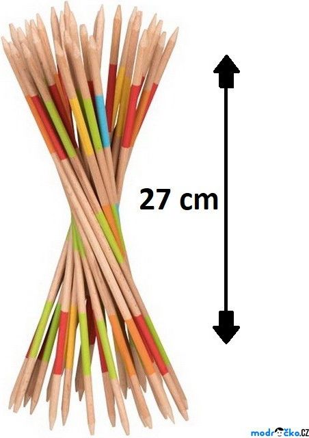 Společenská hra - Mikádo dřevěné, 27cm (Goki) - obrázek 1