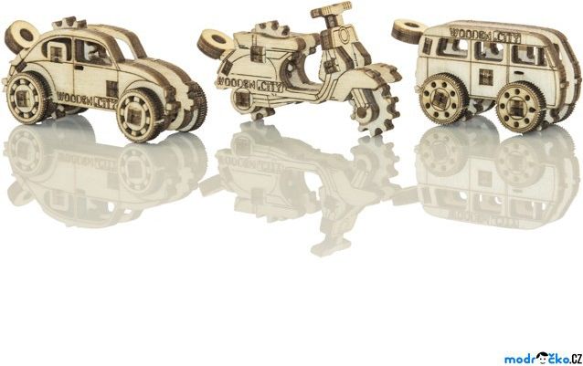 3D mechanický model - Widgets, Doprava retro (Wooden City) - obrázek 1
