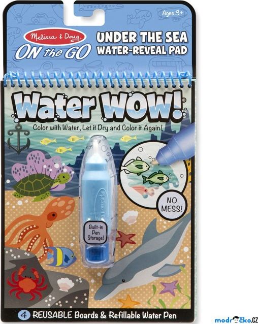 Omalovánky - Kouzlení vodou, Vodní svět (M&D) - obrázek 1