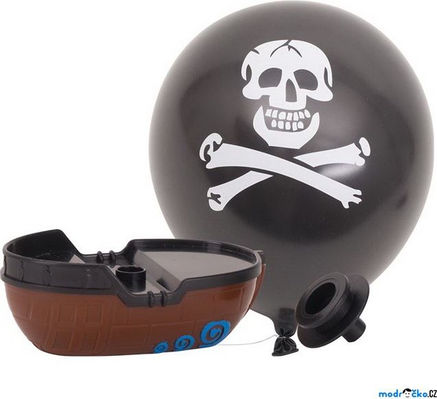 Hračka do vody - Pirátská loďka na balónkový pohon (Goki) - obrázek 1