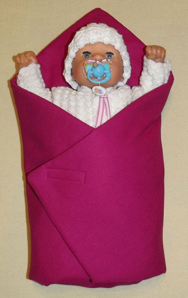 SDS Rychlozavinovačka pro panenky Sytě růžová bavlna 60x60 cm - obrázek 1