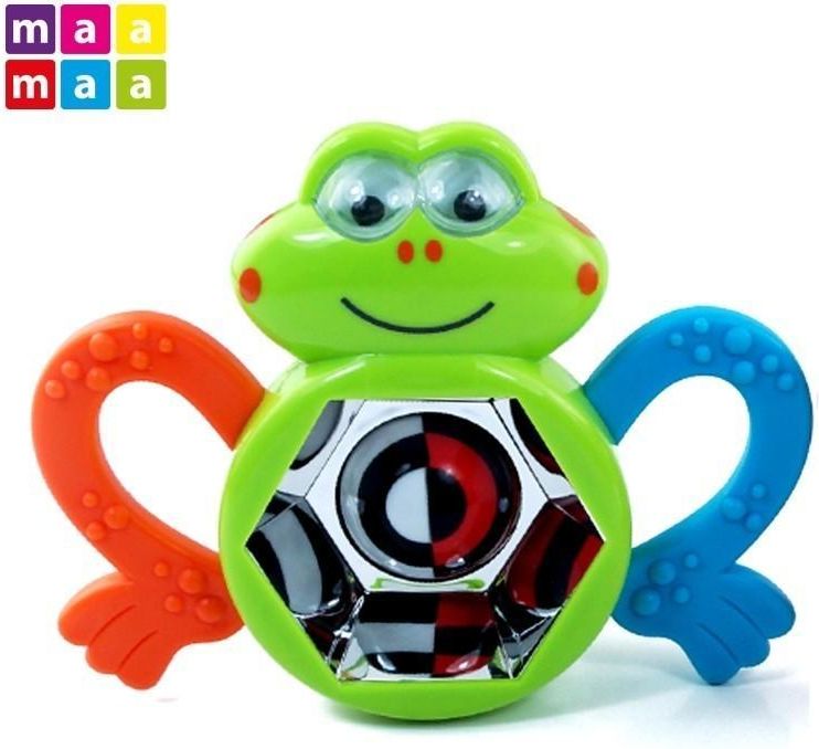 MAAMAA Chrastítko žabka 13 cm - obrázek 1