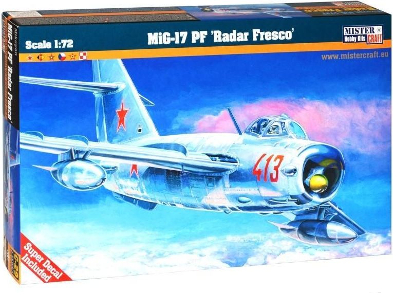 Mister Craft Model letadla Mikoyan MiG-17PF Radar Fresco C-29 (série III) - obrázek 1