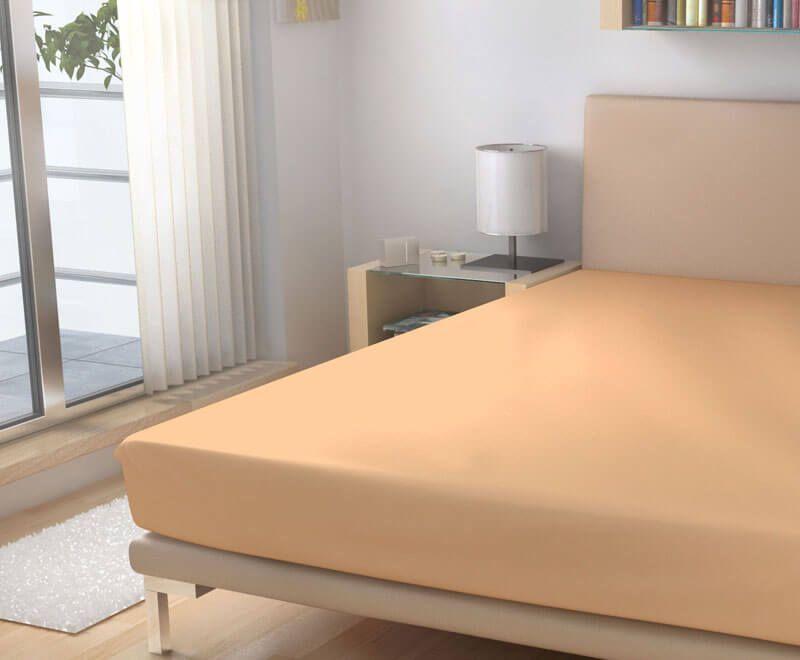 Polášek Jersey prostěradlo Lososové Bavlna 60/120 cm - obrázek 1