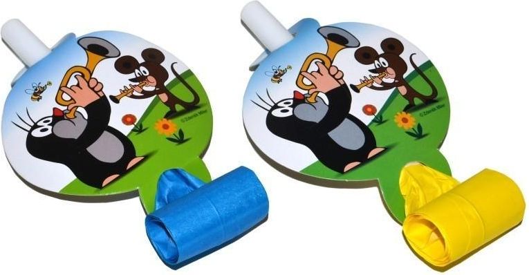 Wiky Wiky Párty frkačka Krtek a kamarádi 6 ks, 14 cm - obrázek 1