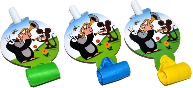 Wiky Wiky Párty frkačka Krtek a kamarádi 6 ks, 14 cm - obrázek 2