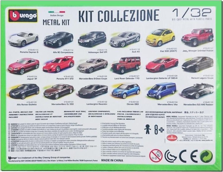 Bburago Bburago 1:32 Kit /více druhů - obrázek 2