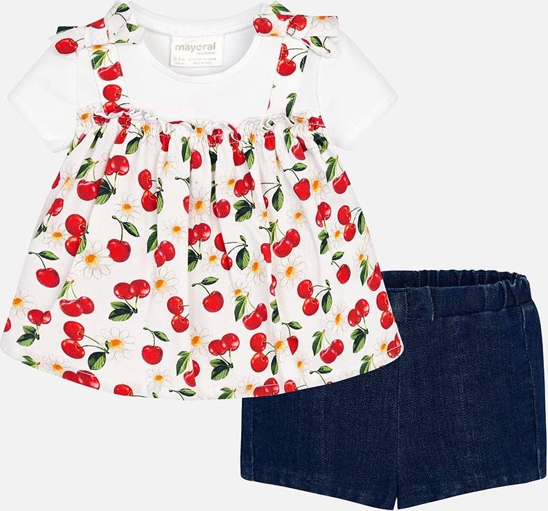 Mayoral novorozenecký set bluza a šortky - obrázek 1