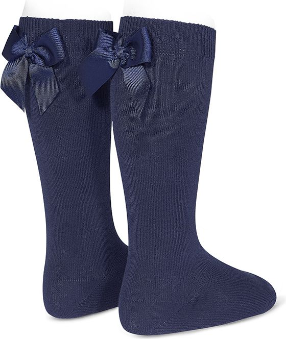 Cóndor Condor dětské podkolenky s mašlí navy 24302_480 Velikost: 8 / 32 - 35 - obrázek 1