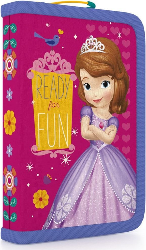 Karton P+P Penál 1 patrový 2 klopy Sofia the First - obrázek 1