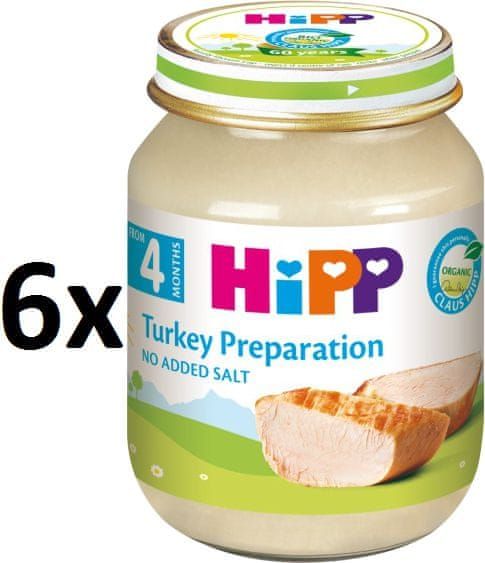 HiPP BIO Krůtí maso - 6 x 125g - obrázek 1