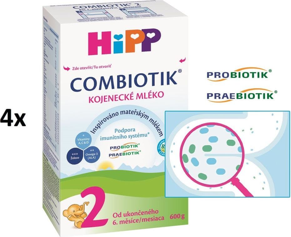 HiPP 2 BIO Combiotik - 4x600g - obrázek 1