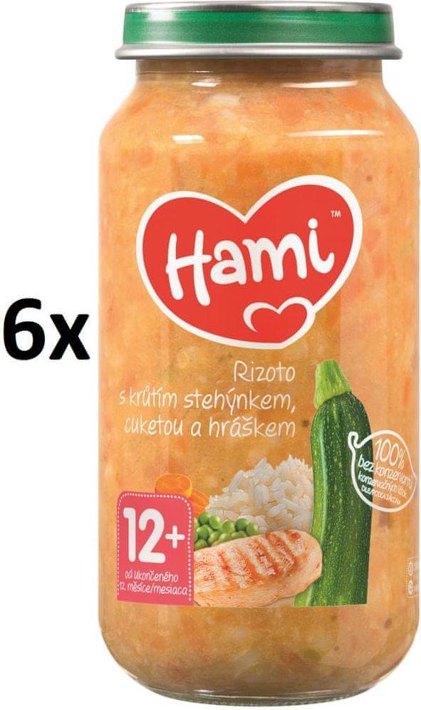 Hami Rizoto s krůtím stehýnkem, cuketou a hráškem - 6 x 250g - obrázek 1