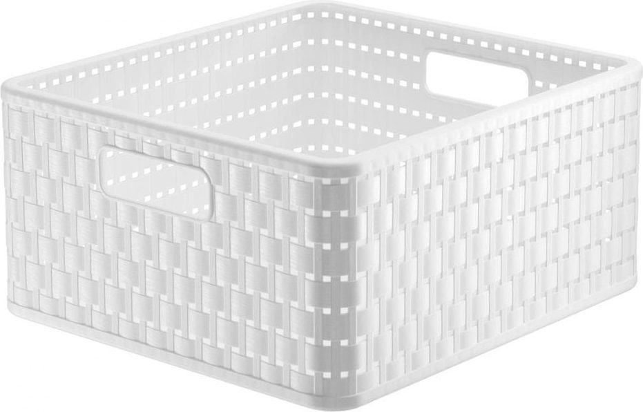 Rotho Úložný box Country 14 l bílá - obrázek 1