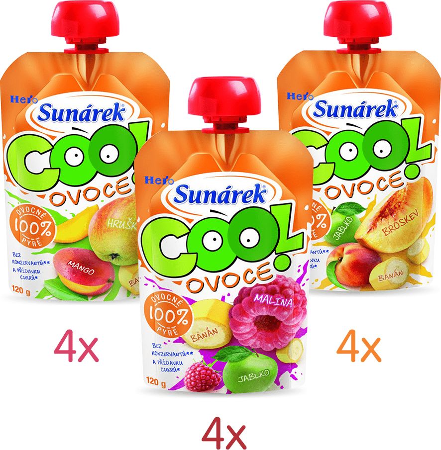 Sunárek Cool ovoce mix příchutí 12x120g - obrázek 1