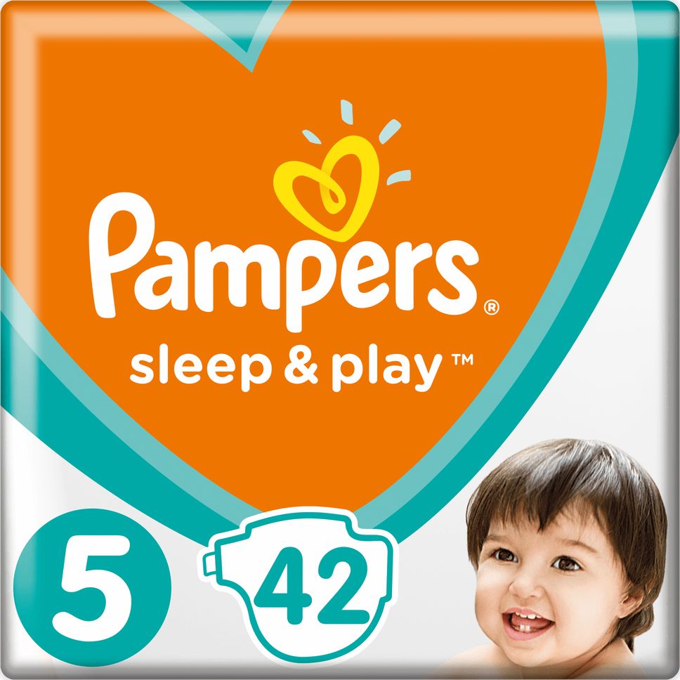 Pampers Sleep & Play Economy 5 Junior (11-16 kg) 168 ks (4x42 ks) - obrázek 1