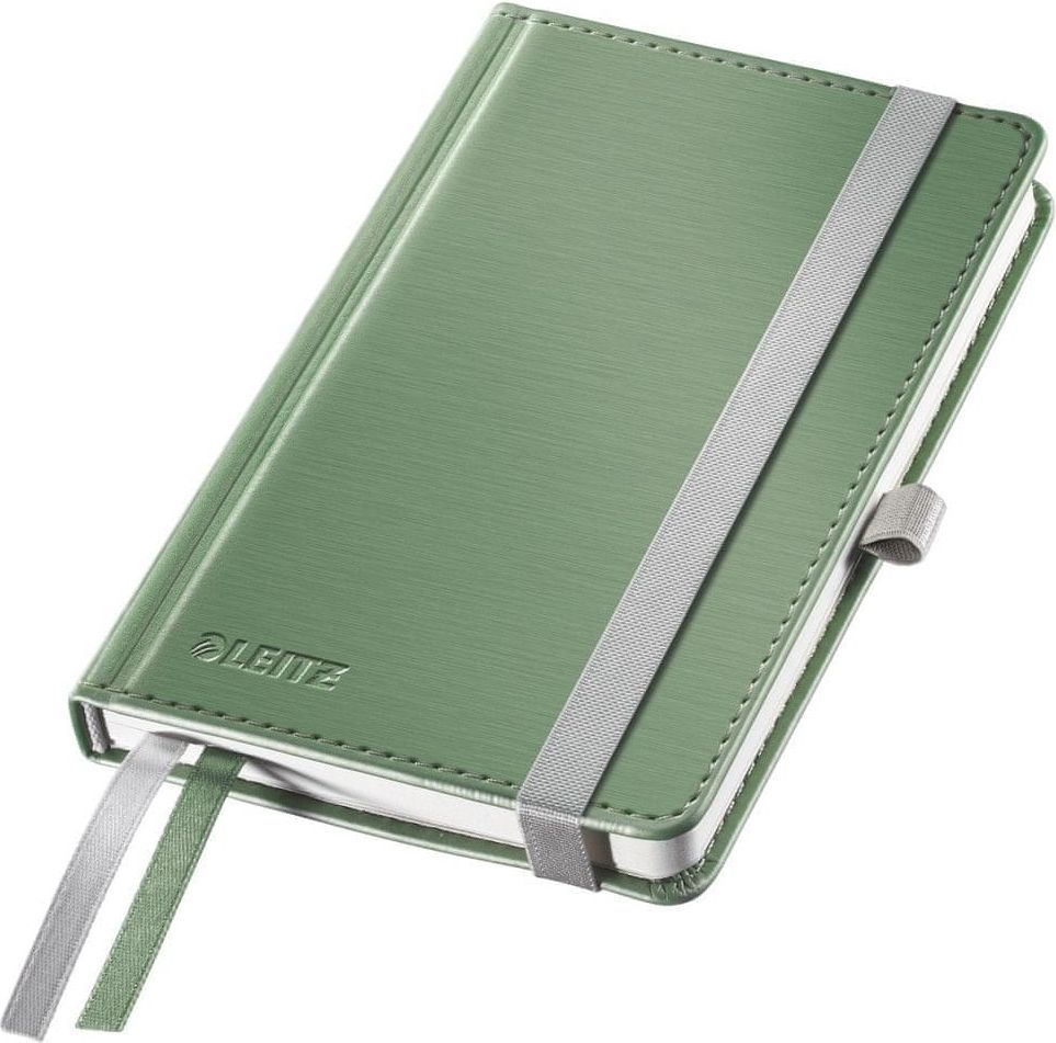Leitz Zápisník Style A6 tvrdé desky čtverečkovaný celadonově zelený - obrázek 1