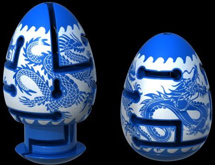 Smart Egg Labyrint v labyrintu hlavolam bludiště plast 10cm asst v krabičce - obrázek 4