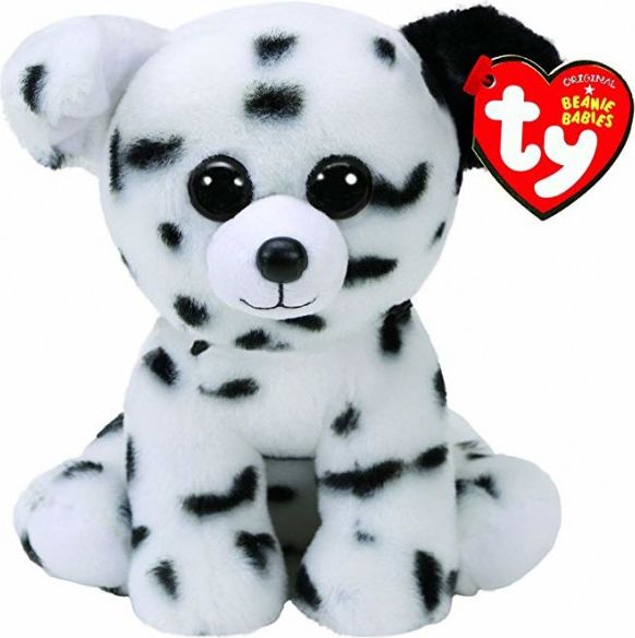 Alltoys Kass Beanie Boos plyšový pejsek sedící Dalmatin 24 cm - obrázek 1