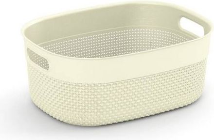 KIS Plasotvý košík FILO S krémový R63999 - obrázek 1