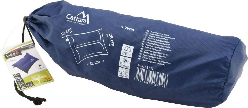 Cattara Polštář samonafukovací TWIN 42x28x12 - obrázek 2