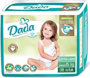 Dada | Dada | Dětské jednorázové pleny DADA Extra Soft 6 nad 15 kg 38 ks | Bílá | - obrázek 1