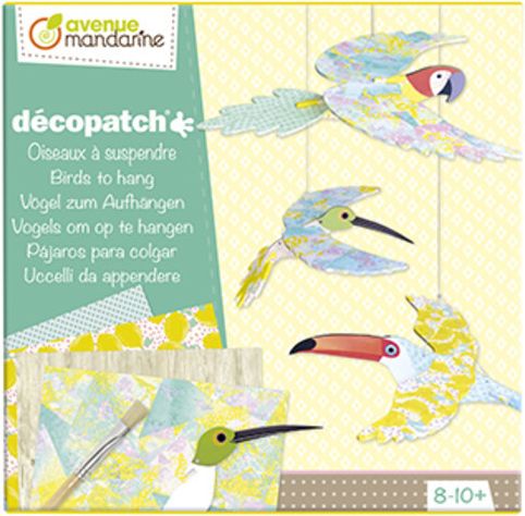 Velký kreativní box Decoupage ptáci - obrázek 1