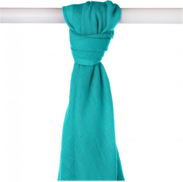 KIKKO Bambusová osuška/plena Colours 90x100 (1 ks) – turquoise - obrázek 1