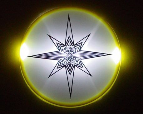 Aerobie Skylighter Svítící Frisbee 30 cm, Barva Žlutá Aerobie 1237 - žlutá - obrázek 1
