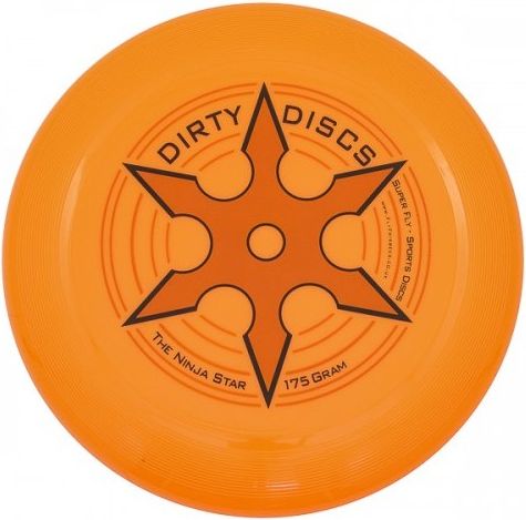 Dirty Disc Ninja Star - Fly Frisbee - old version, Barva Oranžová 1766 - oranžová - obrázek 1