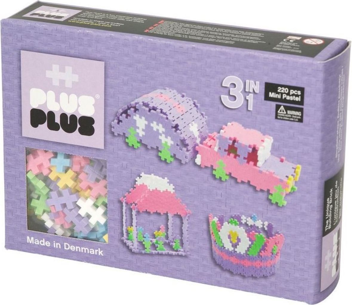 Plus Plus Mini Pastel 220 Sada 3v1 - obrázek 1