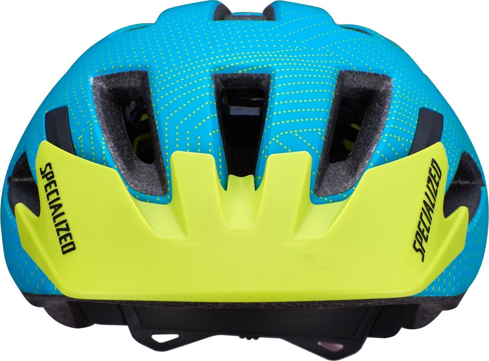 Specialized Shuffle Child Led SB Mips - aqua/hyper green dot plane 50-55 - obrázek 2