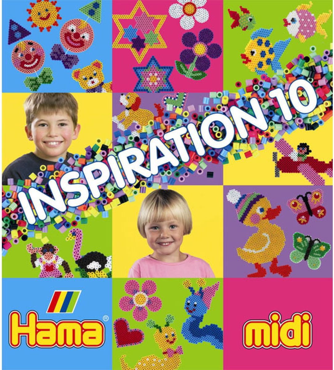 HAMA H399-10 Hama zažehlovací korálky Inspirativní knížka 10 - MIDI - obrázek 1