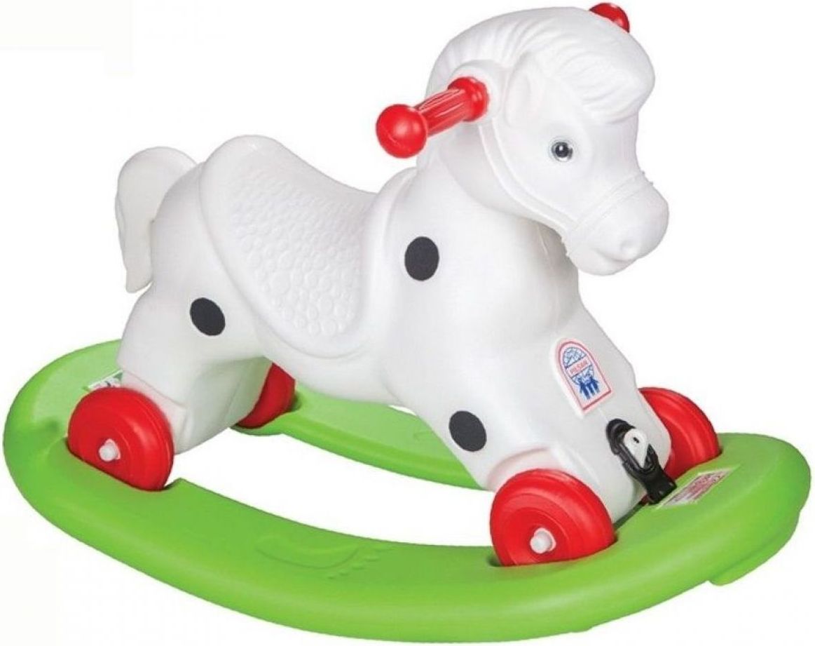 Pilsan Toys houpací koník bílé sedlo - obrázek 1