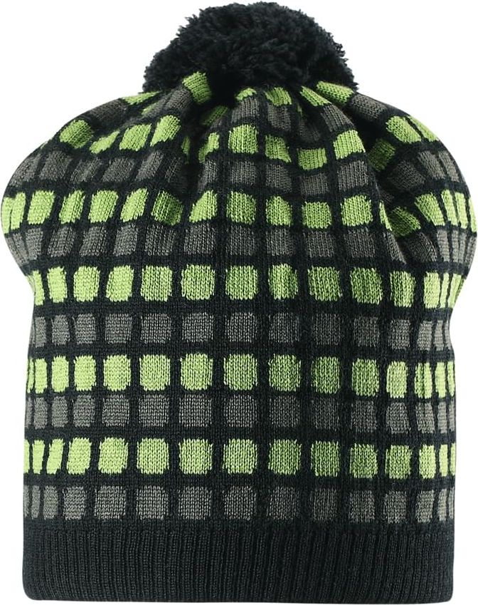 Dětská čepice Reima Silmukka - Leaf green 50 - obrázek 1