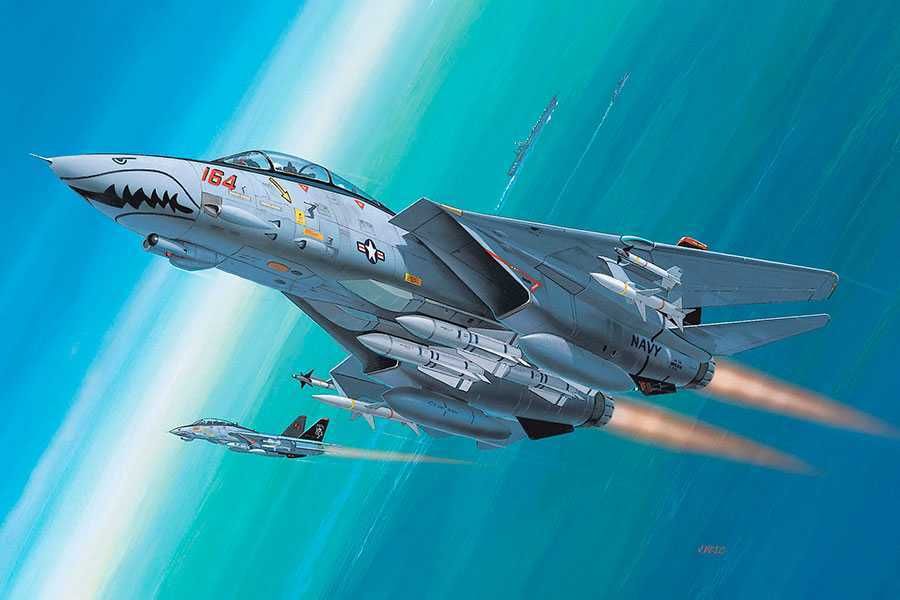 REVELL Plastic ModelKit letadlo 04049 - F-14D Super Tomcat (1:144) - obrázek 1