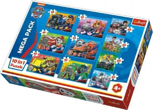 TREFL Puzzle Tlapková patrola 10v1 - obrázek 1