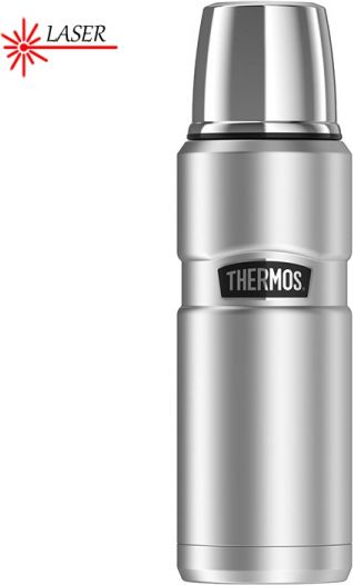 Thermos Termoska na nápoje - metalicky šedá - obrázek 1