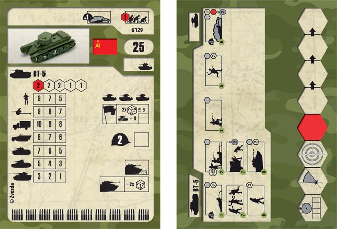 ZVEZDA Wargames (WWII) tank 6129 - Soviet Tank BT-5 (1:100) - obrázek 5
