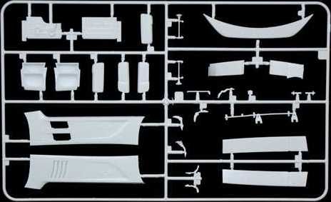 ITALERI Model Kit truck 3935 - Mercedes-Benz ACTROS MP4 Giga Space (1:24) - obrázek 4