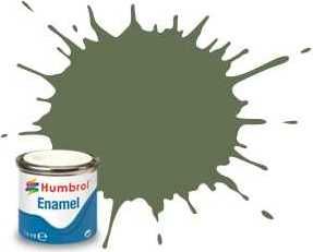 Humbrol barva email AA1122 - No 102 Army Green - Matt - 14ml - obrázek 1